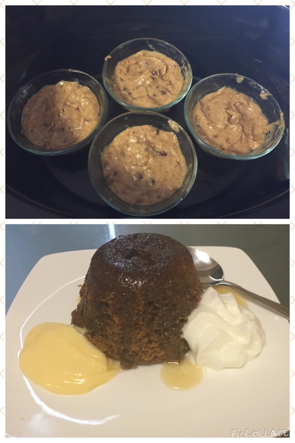 Slow Cooker Sticky Date Puddings With Butterscotch Sauce Slow Cooker Central 8844