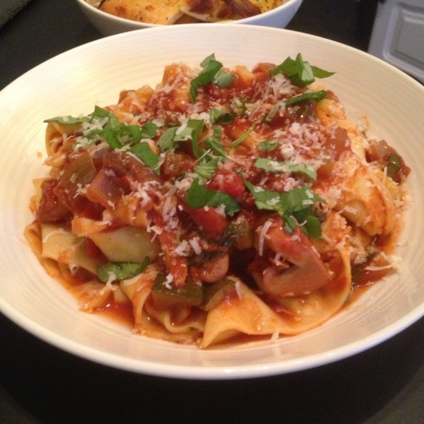 Spicy Pappardelle Vegetarian Pasta Slow Cooker Central