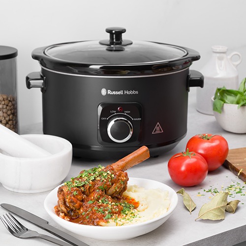 Russell Hobbs 4L Matte Black Slow Cooker | Slow Cooker Central